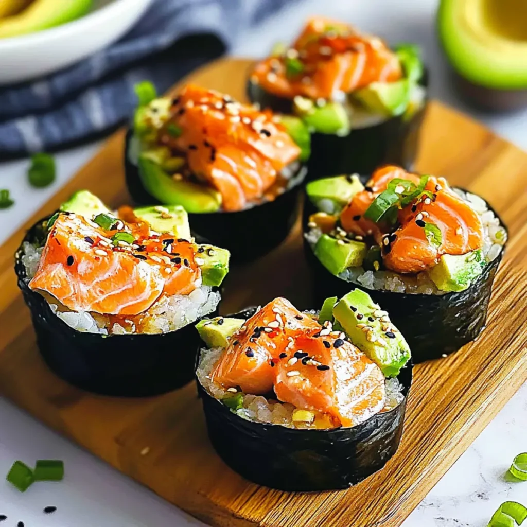 Salmon Sushi Bake Cups