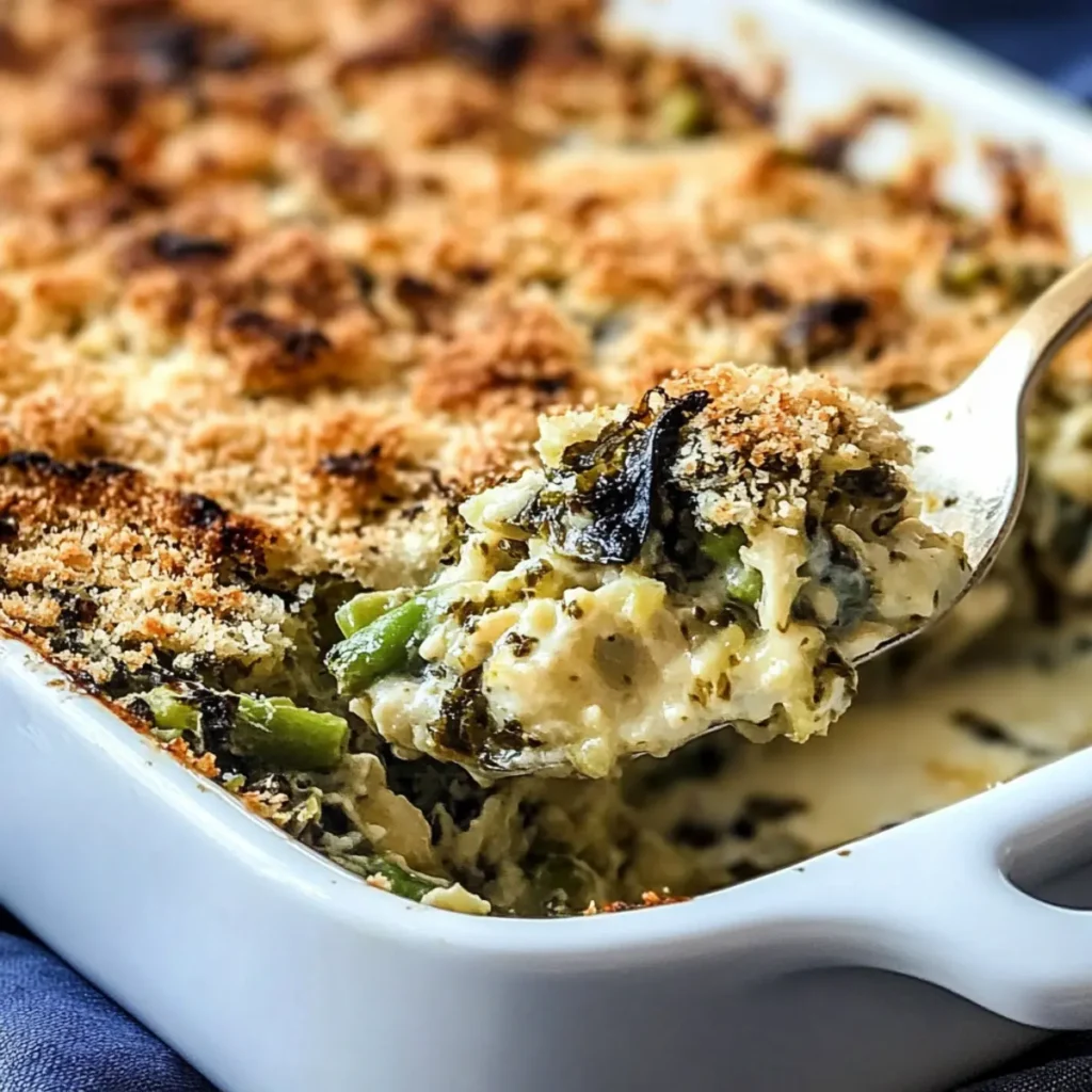 Lightened Up Fresh Green Casserole