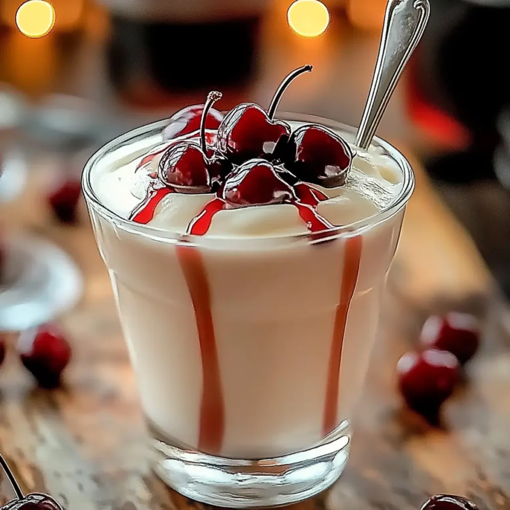 Cherry Vanilla Tea Latte