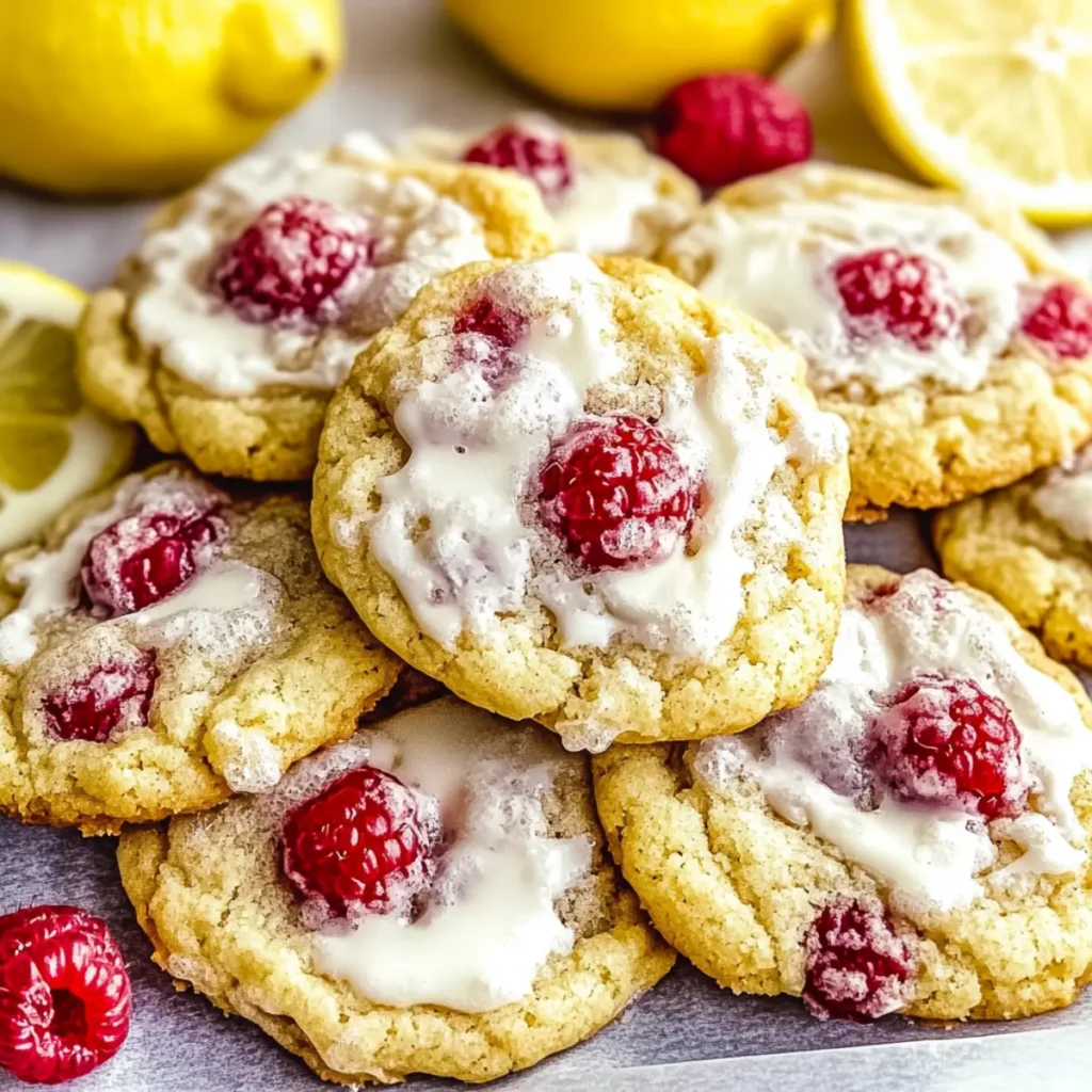 Lemon Raspberry Cookies