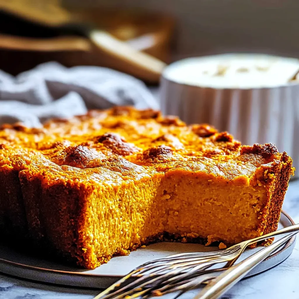Pumpkin Cottage Cheese Bake