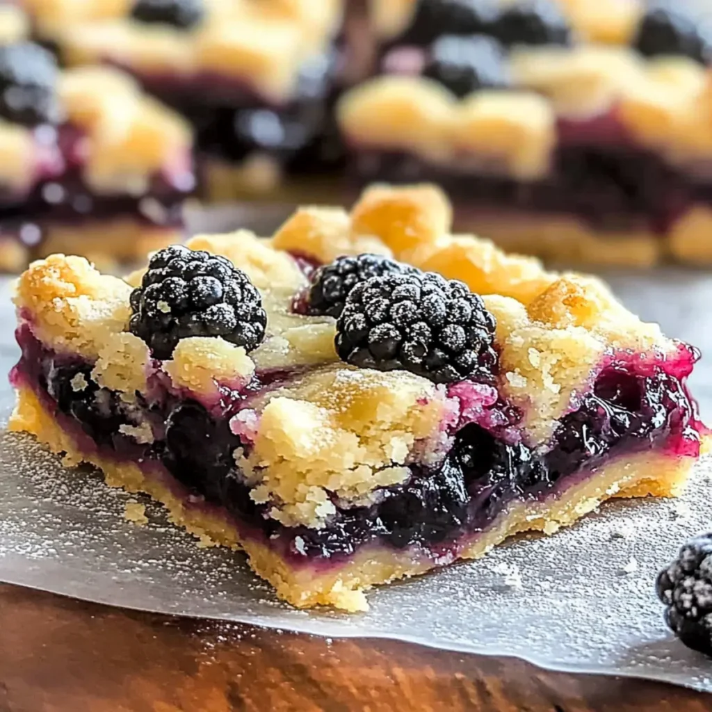 Blackberry Pie Bars