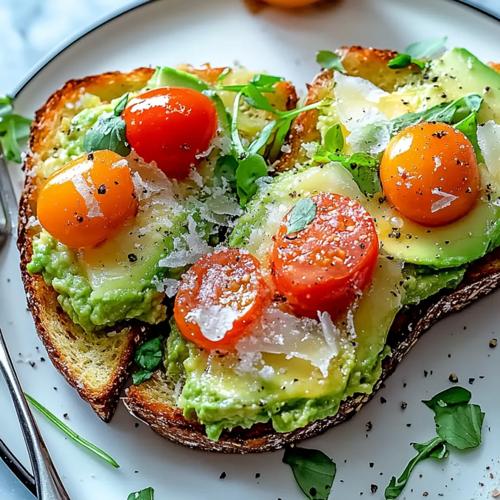 Smashed Avocado Hash Brown Toast