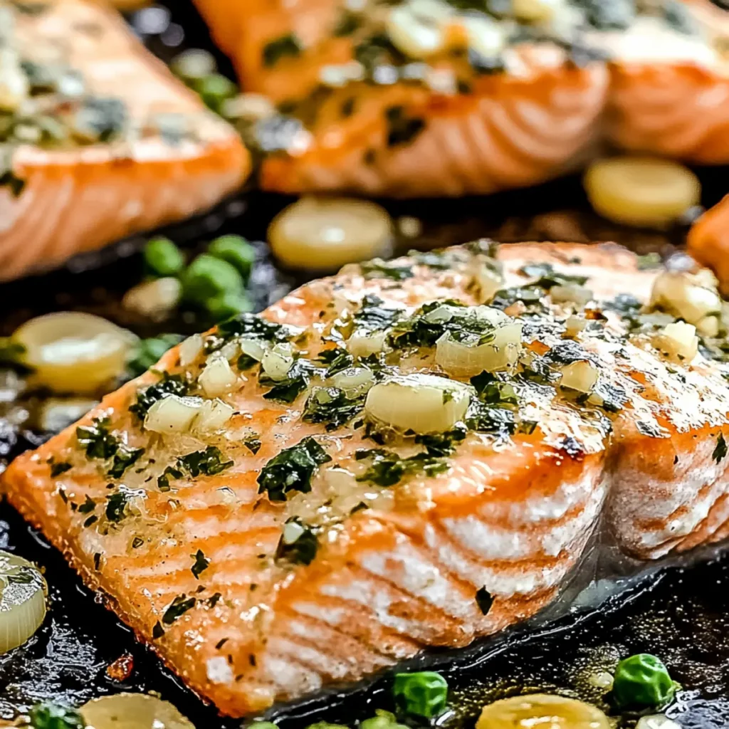 Garlic Butter Baked Salmon