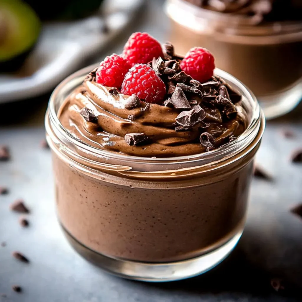 Vegan Chocolate Avocado Mousse