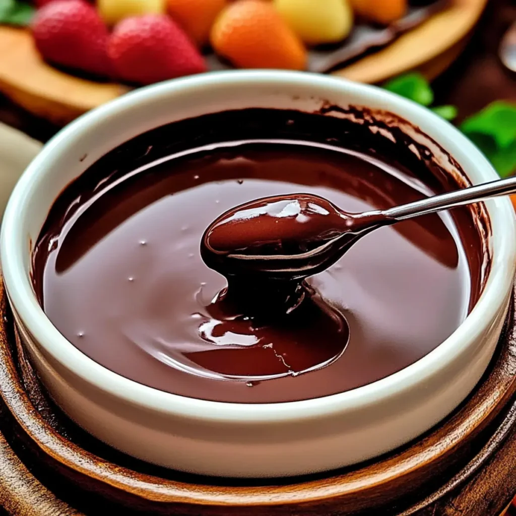 Classic Chocolate Fondue