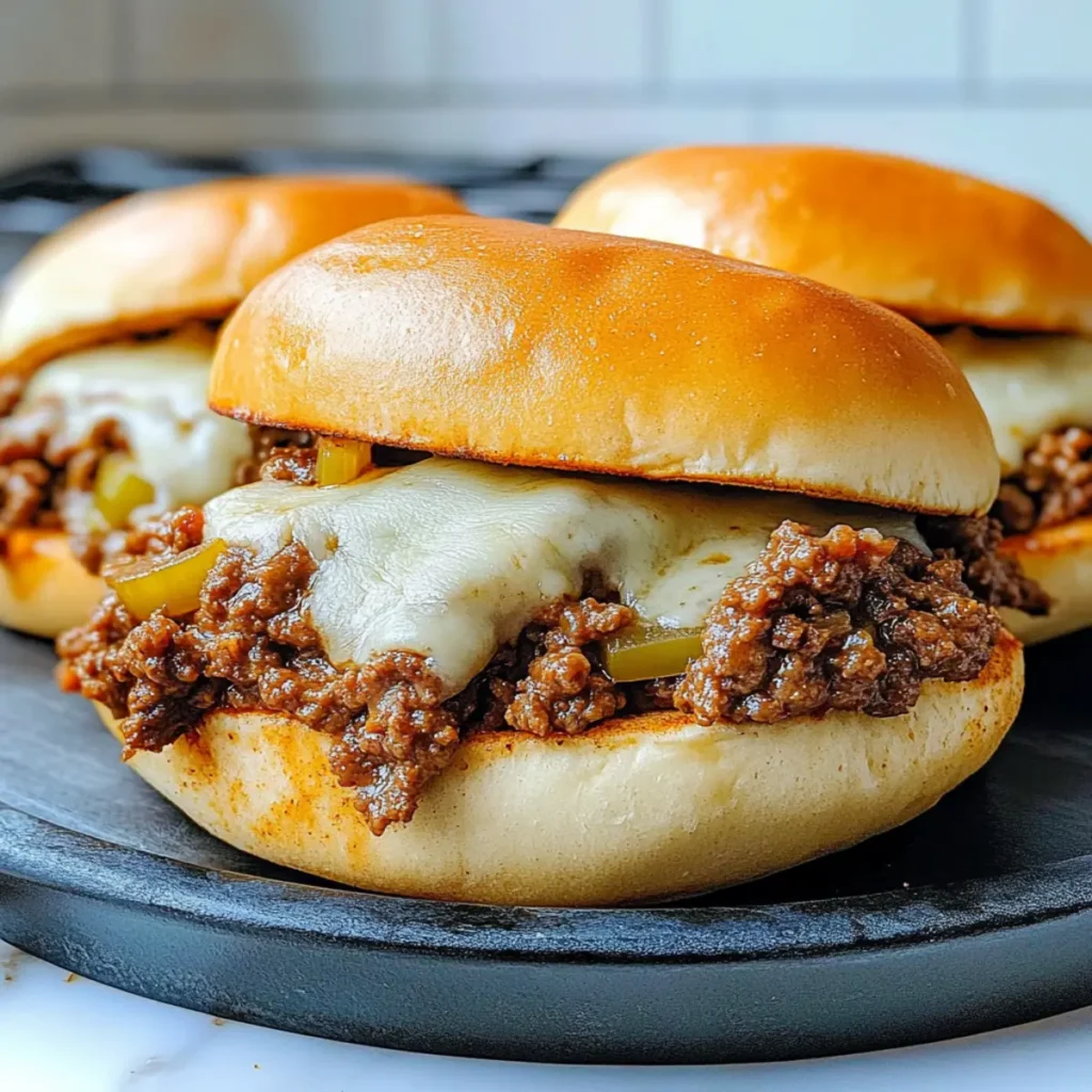 Philly Cheesesteak Sloppy Joes