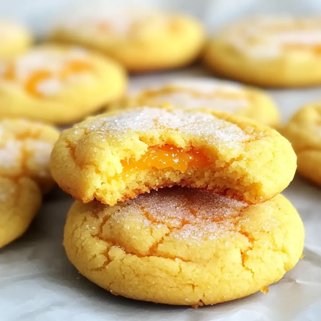 Soft Orange Sugar Cookies