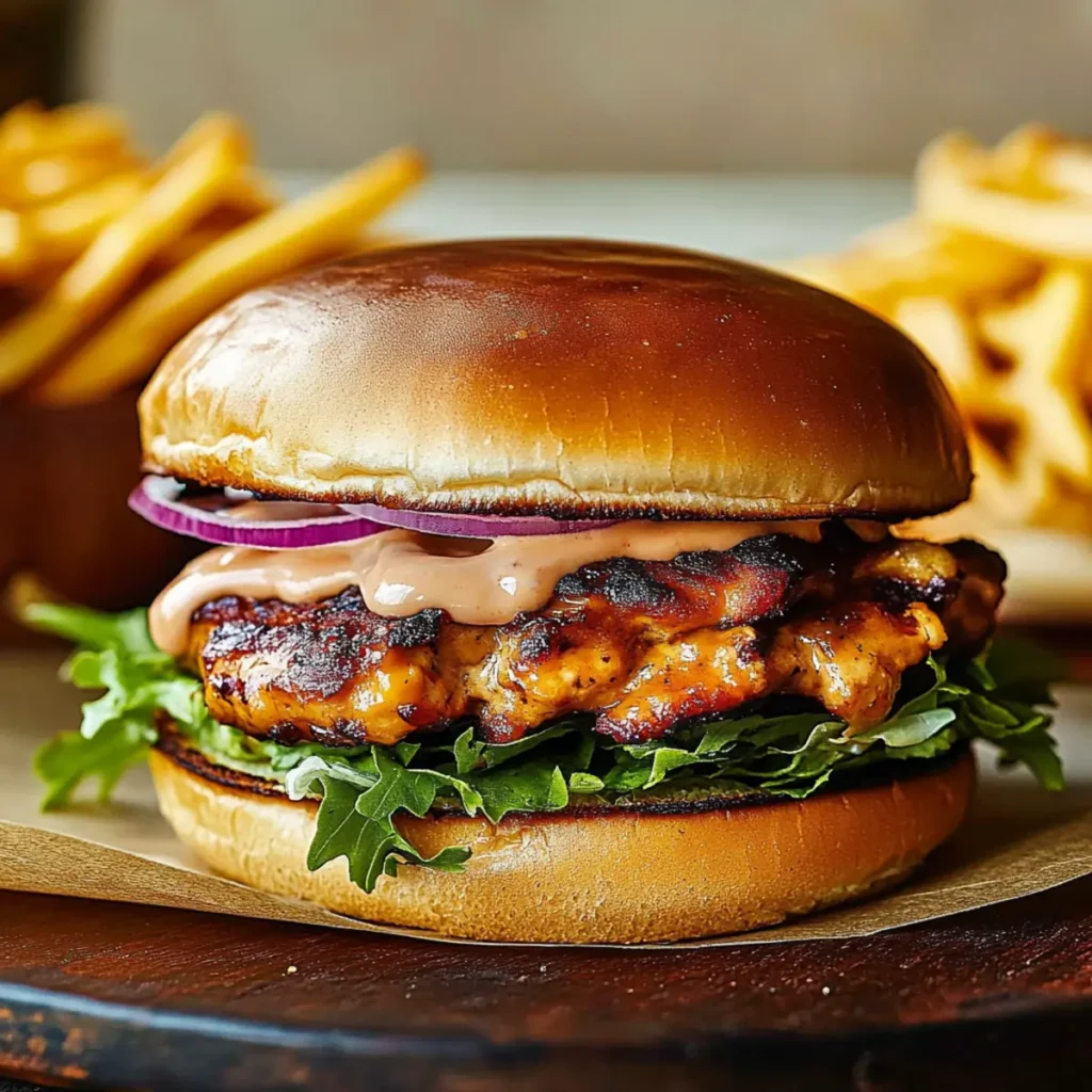 Chipotle Chicken Burger