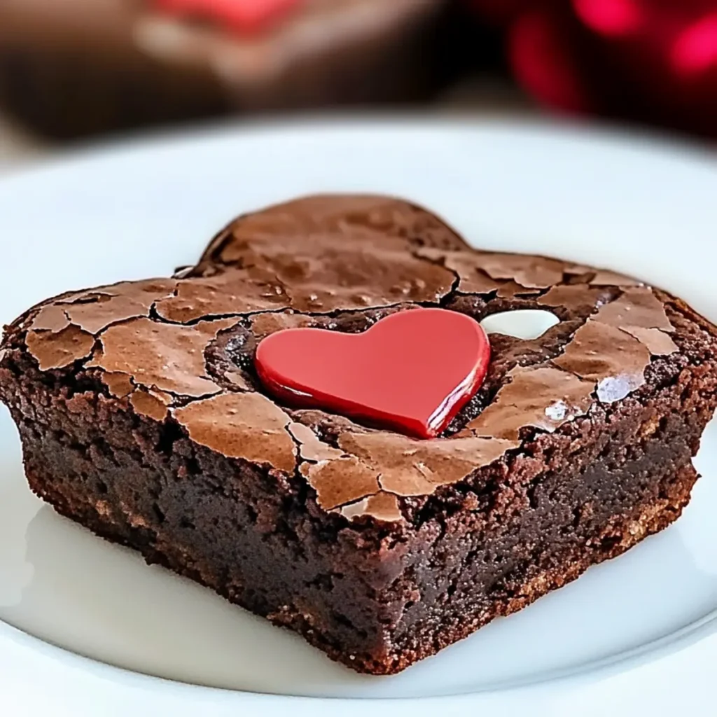 Heart Shaped Brownies
