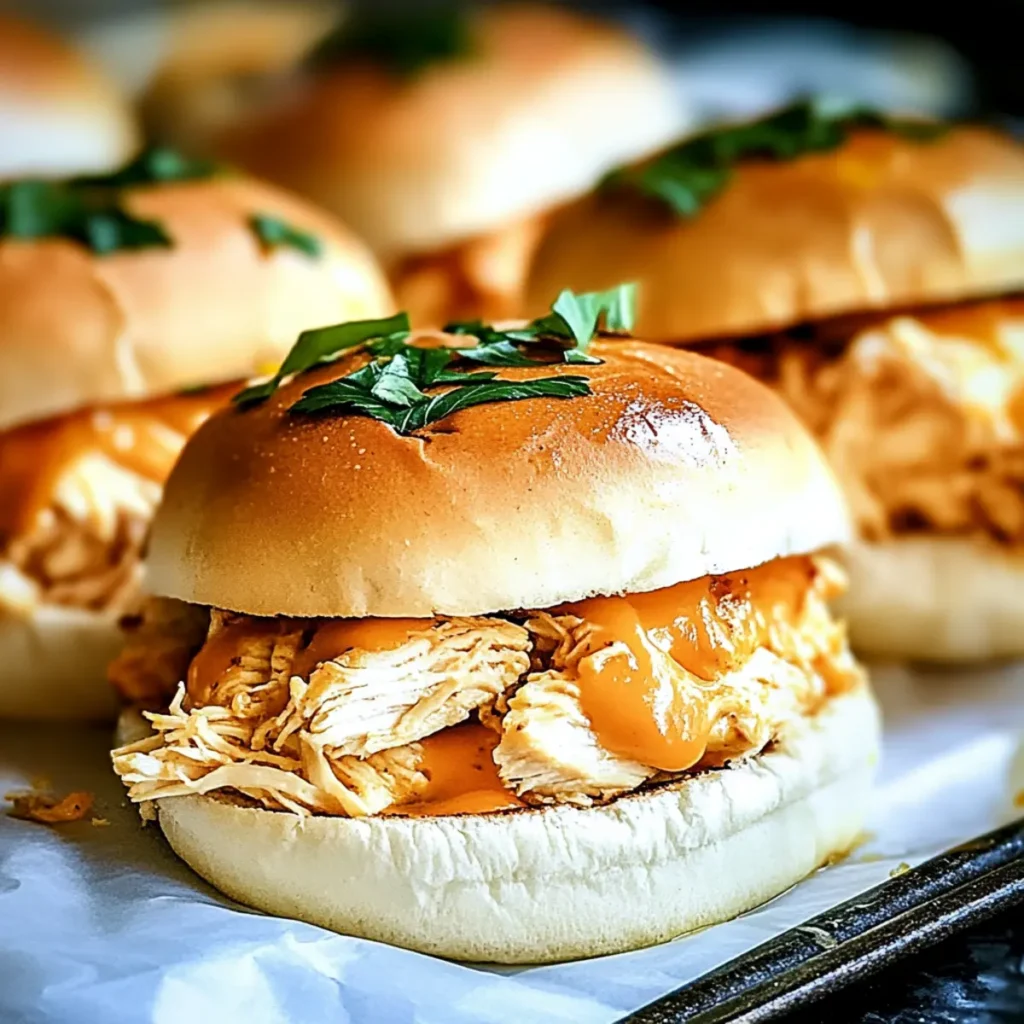 Chicken and Cheese Sliders