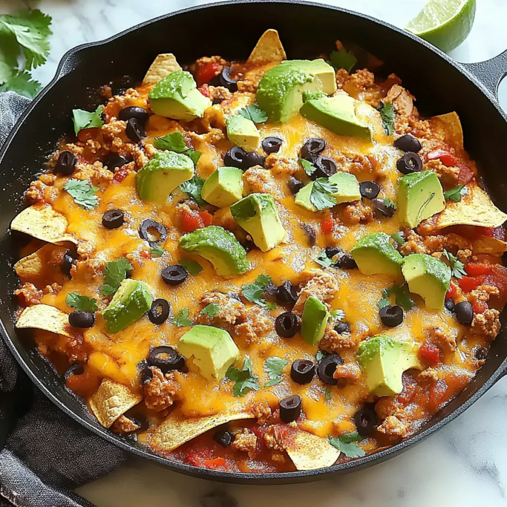 Ground Turkey Enchilada Skillet