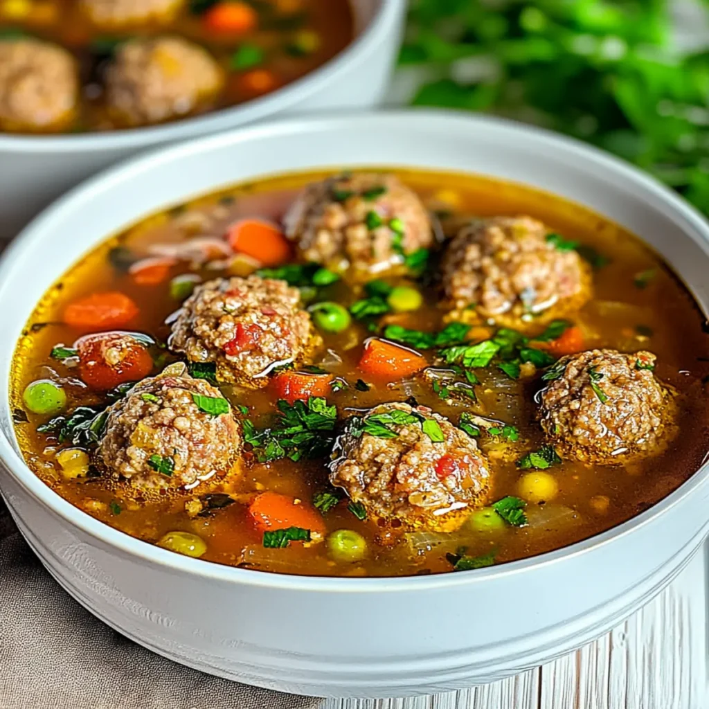 Meatball Soup