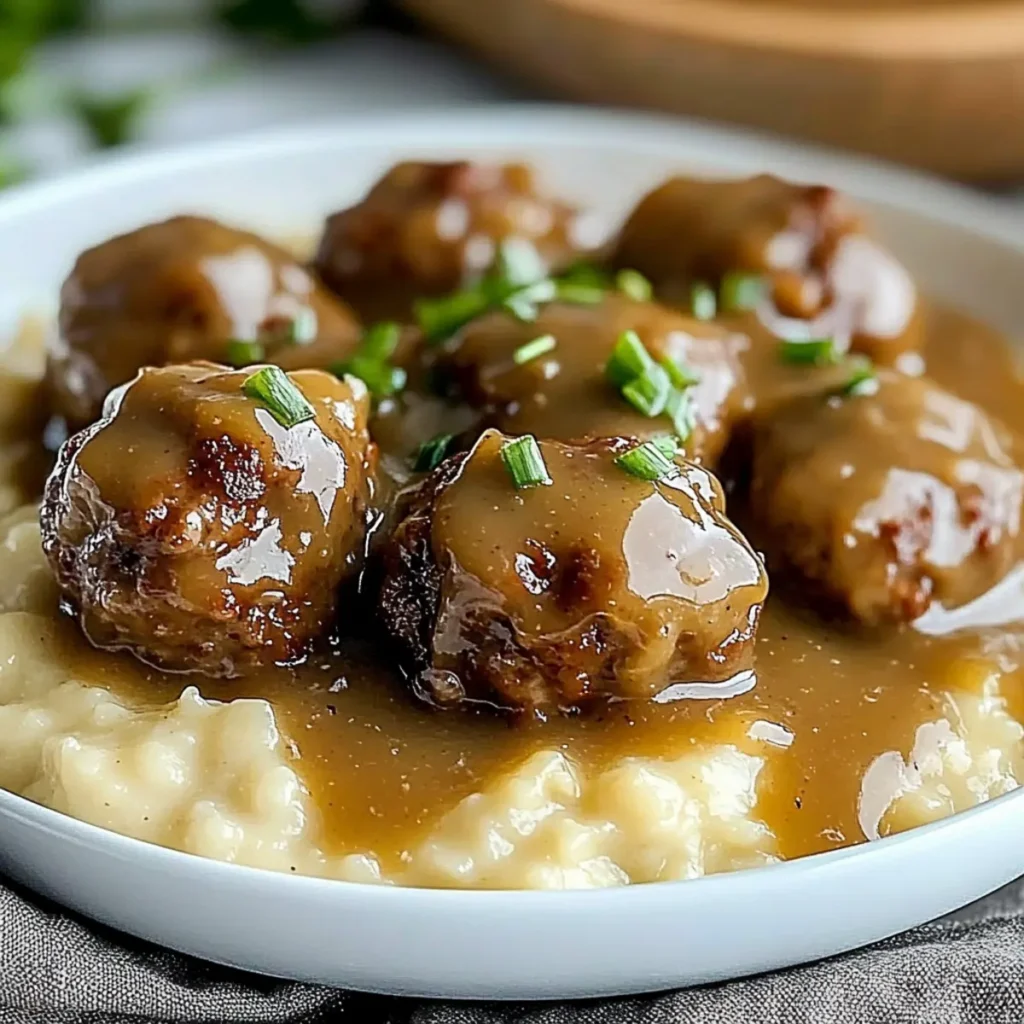 Meatballs and Gravy