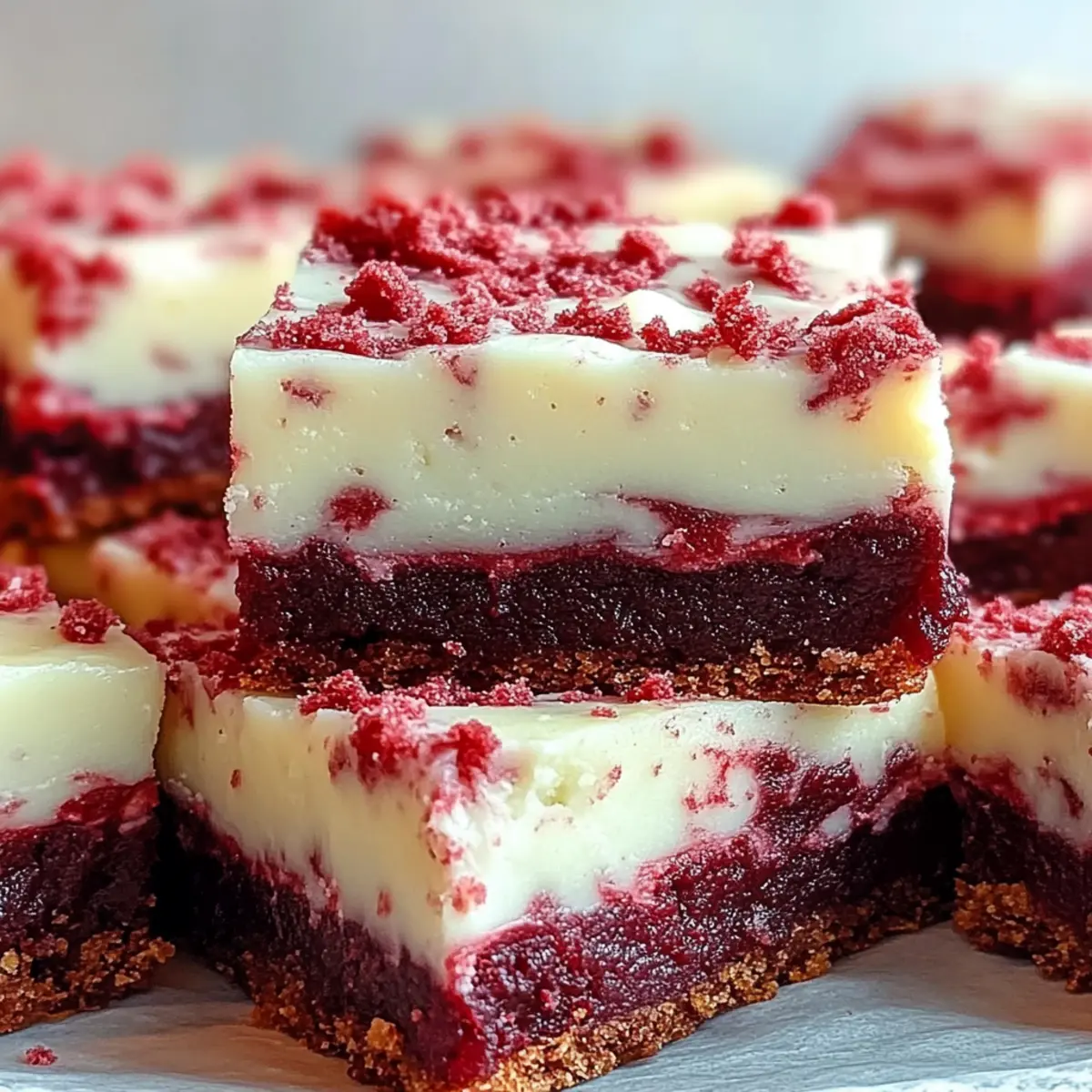 Delicious Red Velvet Cookie Bars Recipe with Cream Cheese Frosting