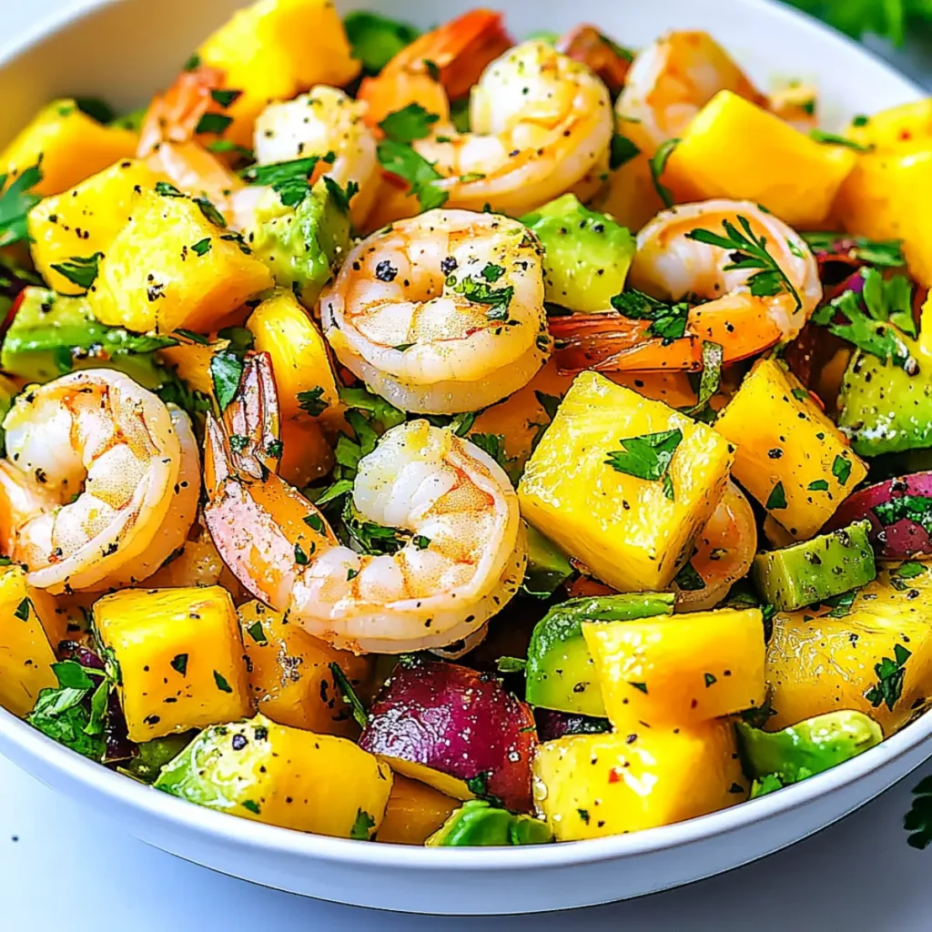 Mango Avocado Shrimp Salad