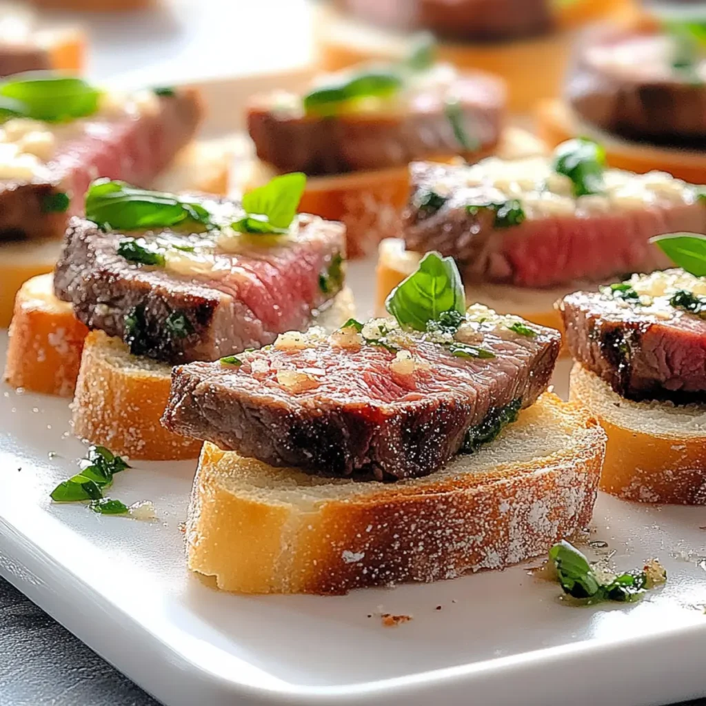 Steak Crostini