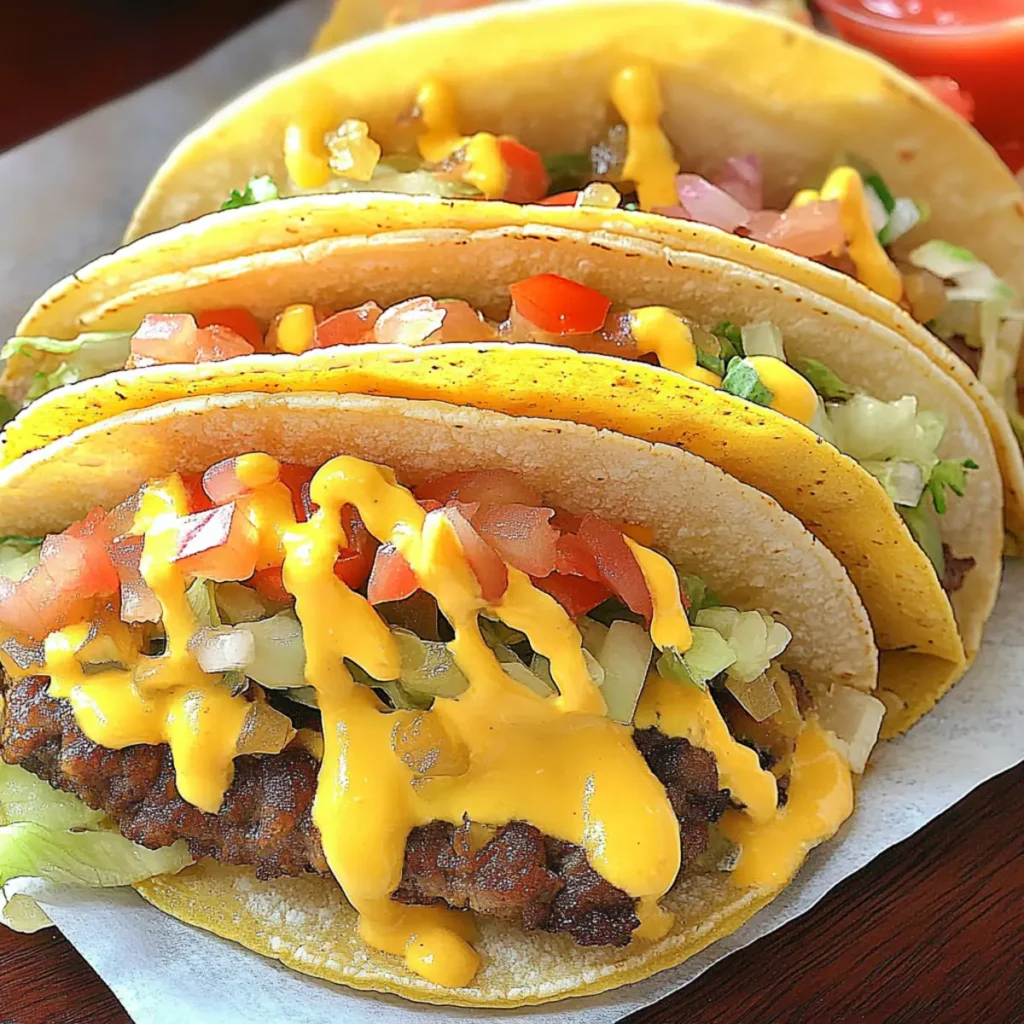 Smash Burger Tacos