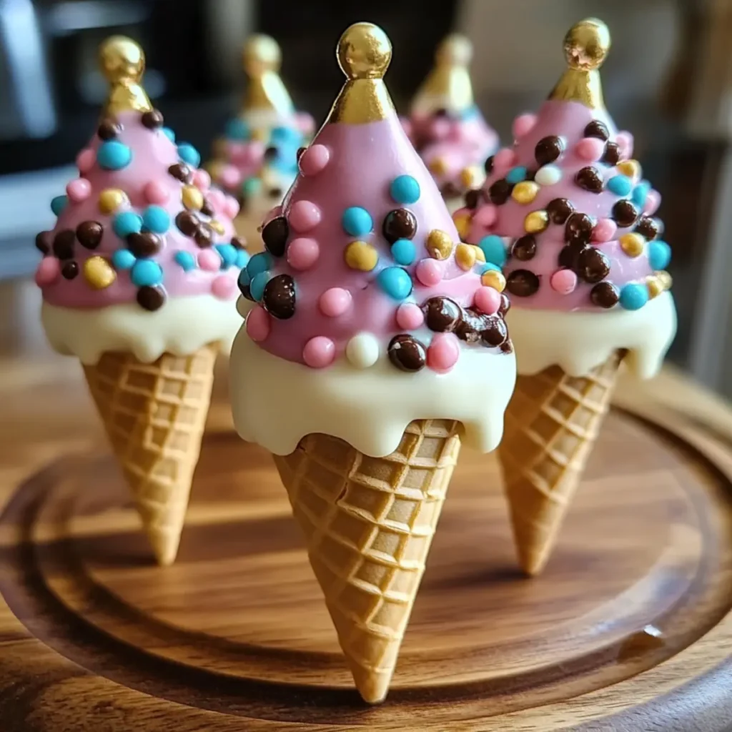 Ice Cream Cone Cake Pops