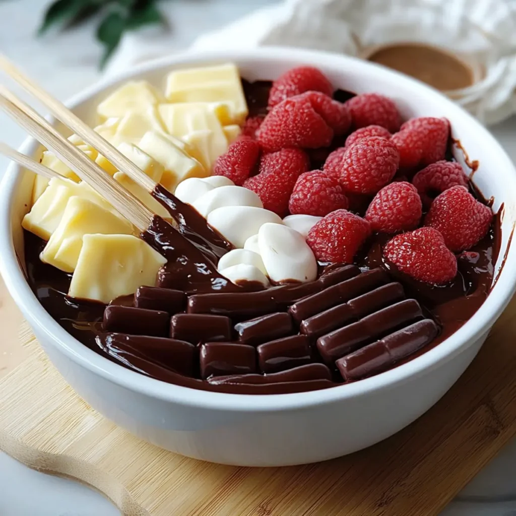 Quick Chocolate Fondue