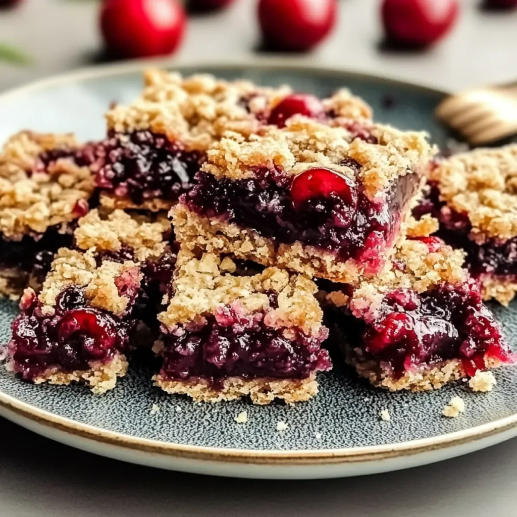 Cherry Crumble Bars