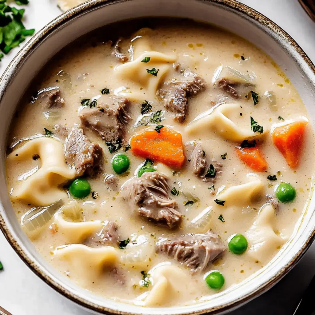 Creamy Beef Soup