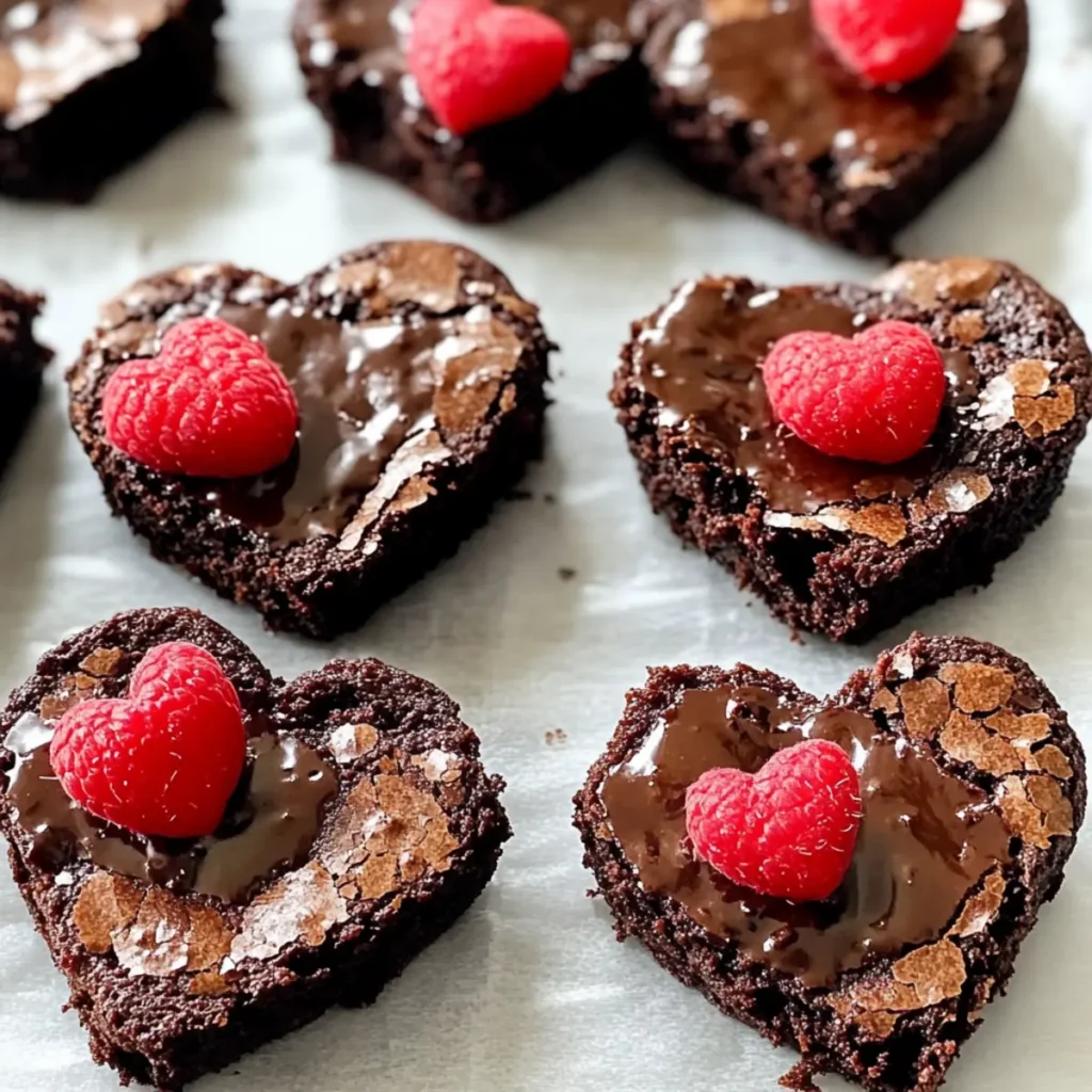 Heart-Shaped Brownies