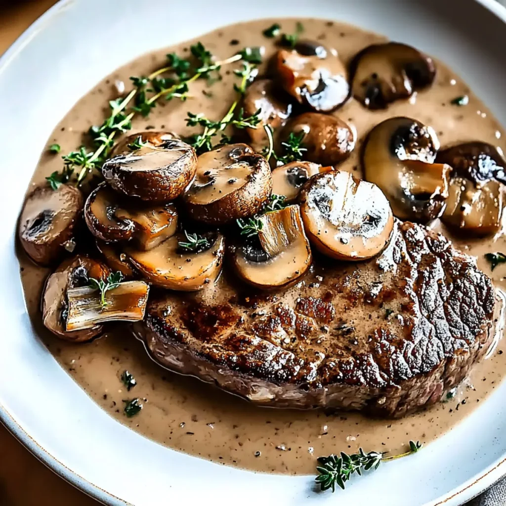 Mushroom Sauce for Steak