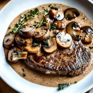 Mushroom Sauce for Steak