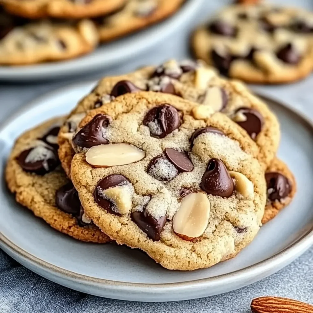 Cherry Almond Chocolate Chip Cookies