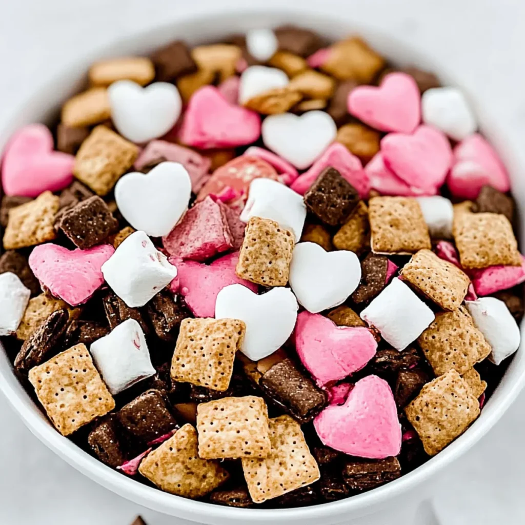 Valentine S’mores Snack Mix