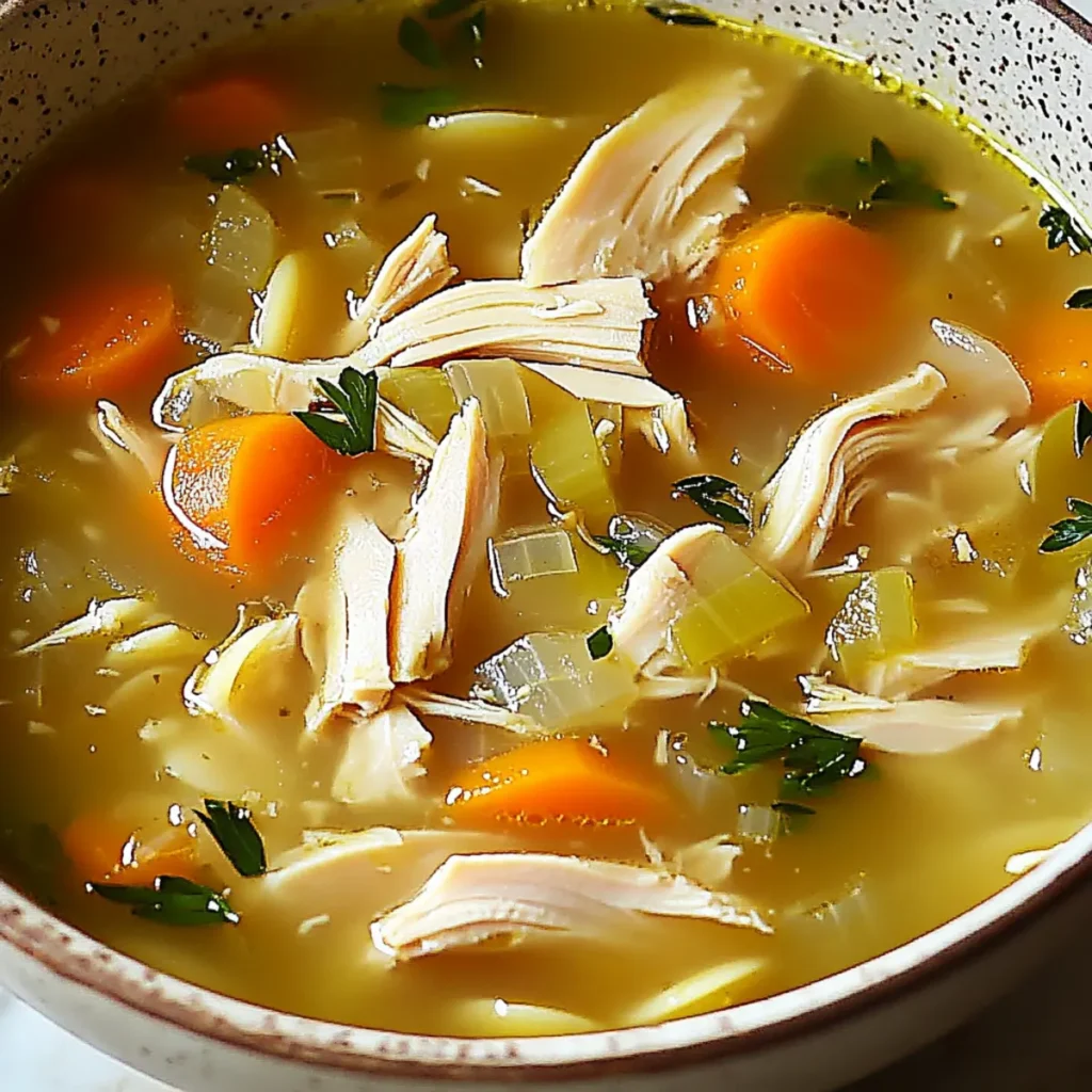 Leftover Turkey Soup