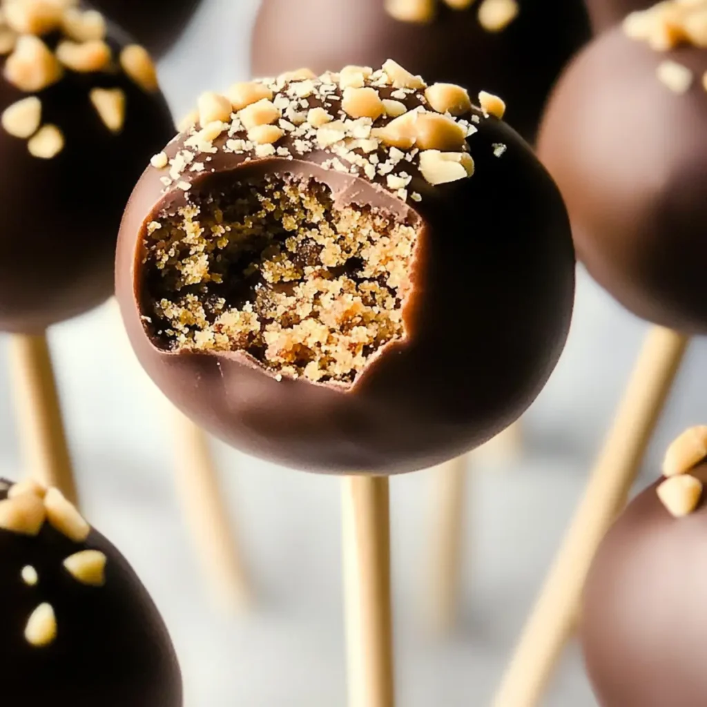 Chocolate Peanut Butter Cake Pops