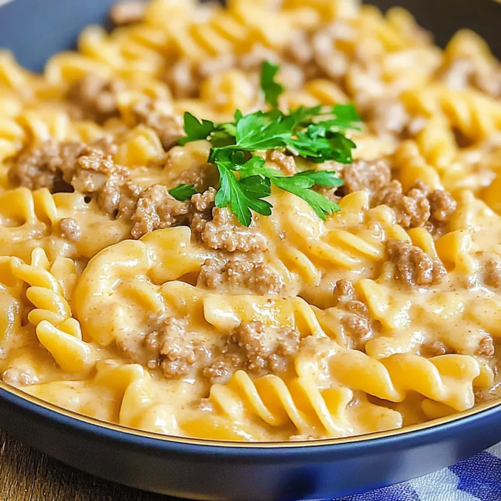 Creamy Ground Beef Pasta