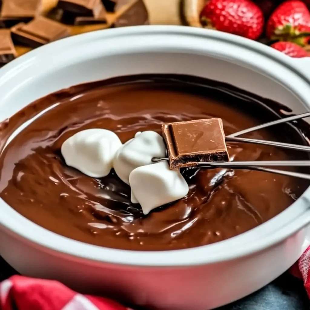 Homemade Chocolate Fondue