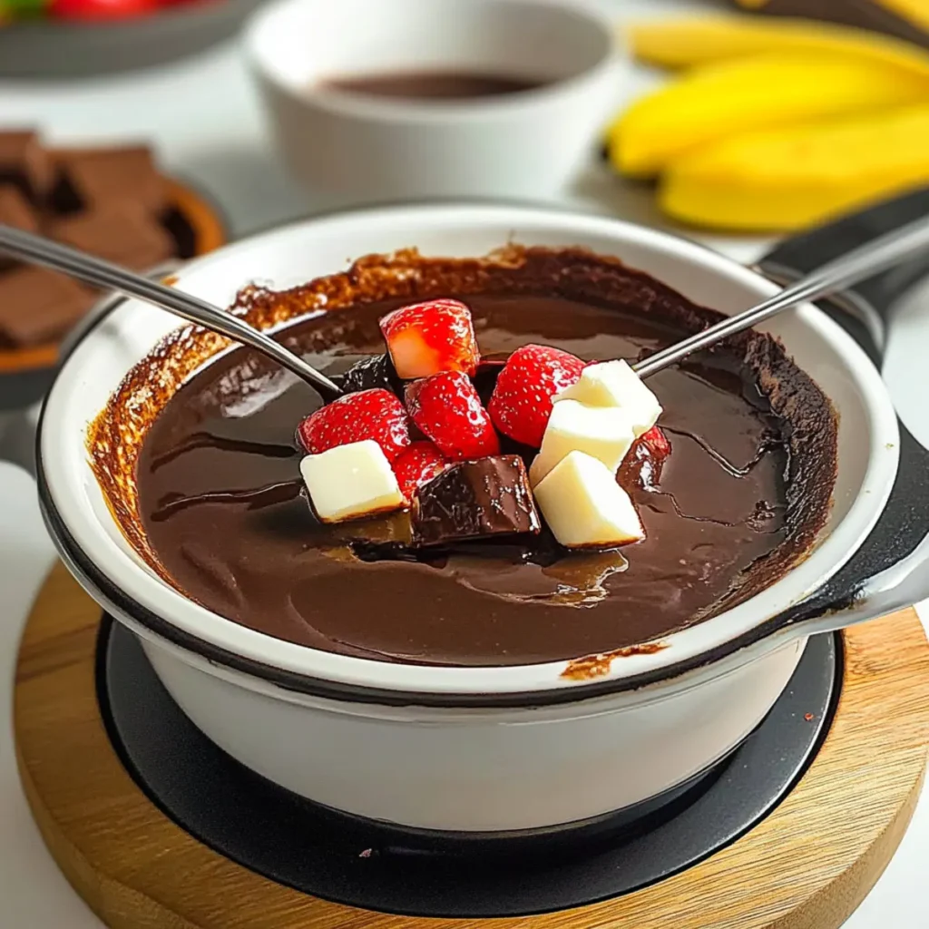 Easy Chocolate Fondue