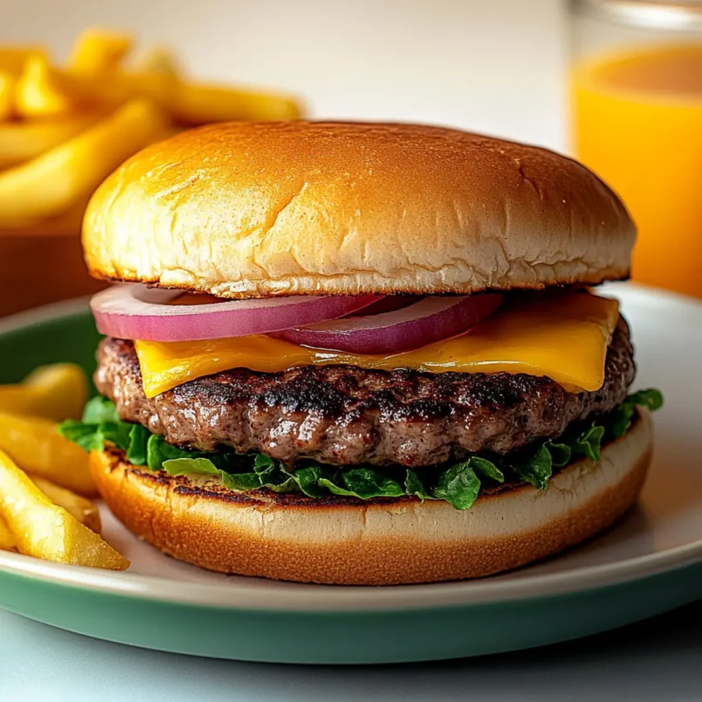 Homemade Hamburgers