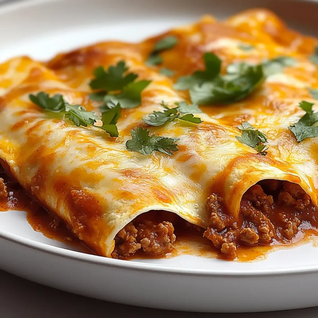 Ground Beef Enchiladas