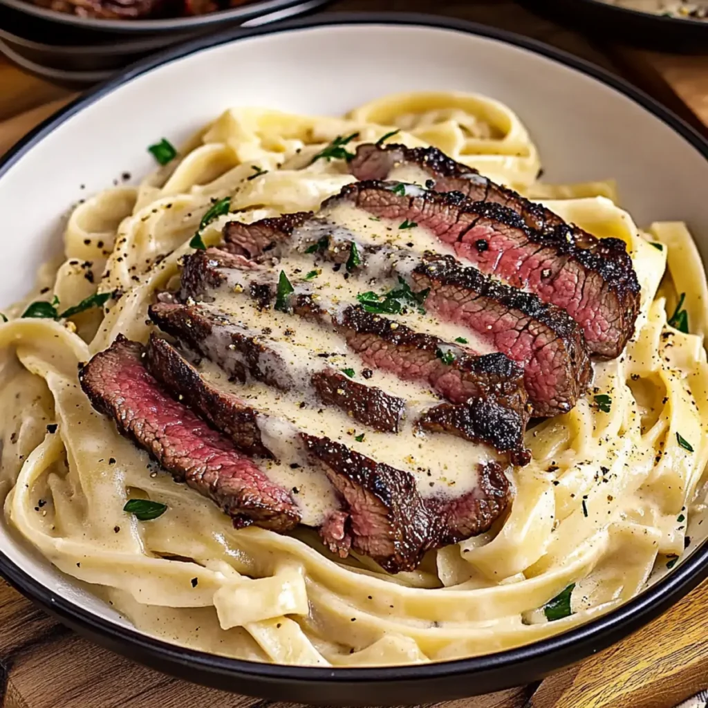 Steak Alfredo