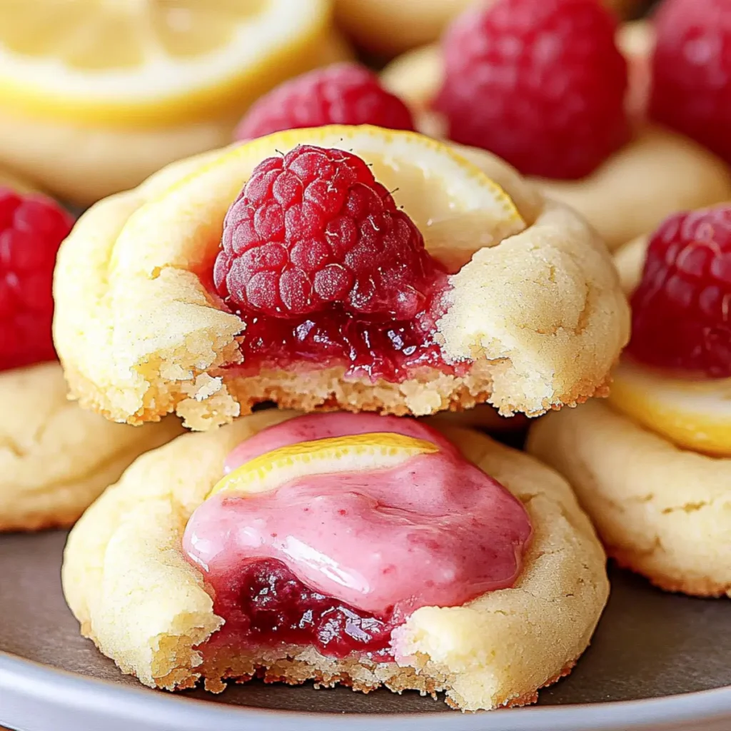 Raspberry Lemon Cookies