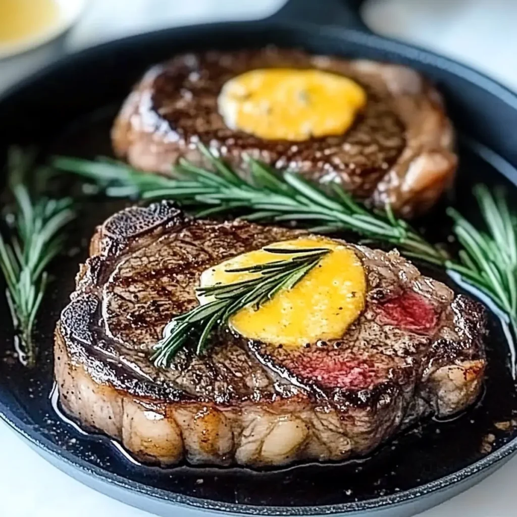 Pan-Seared Ribeye Steak