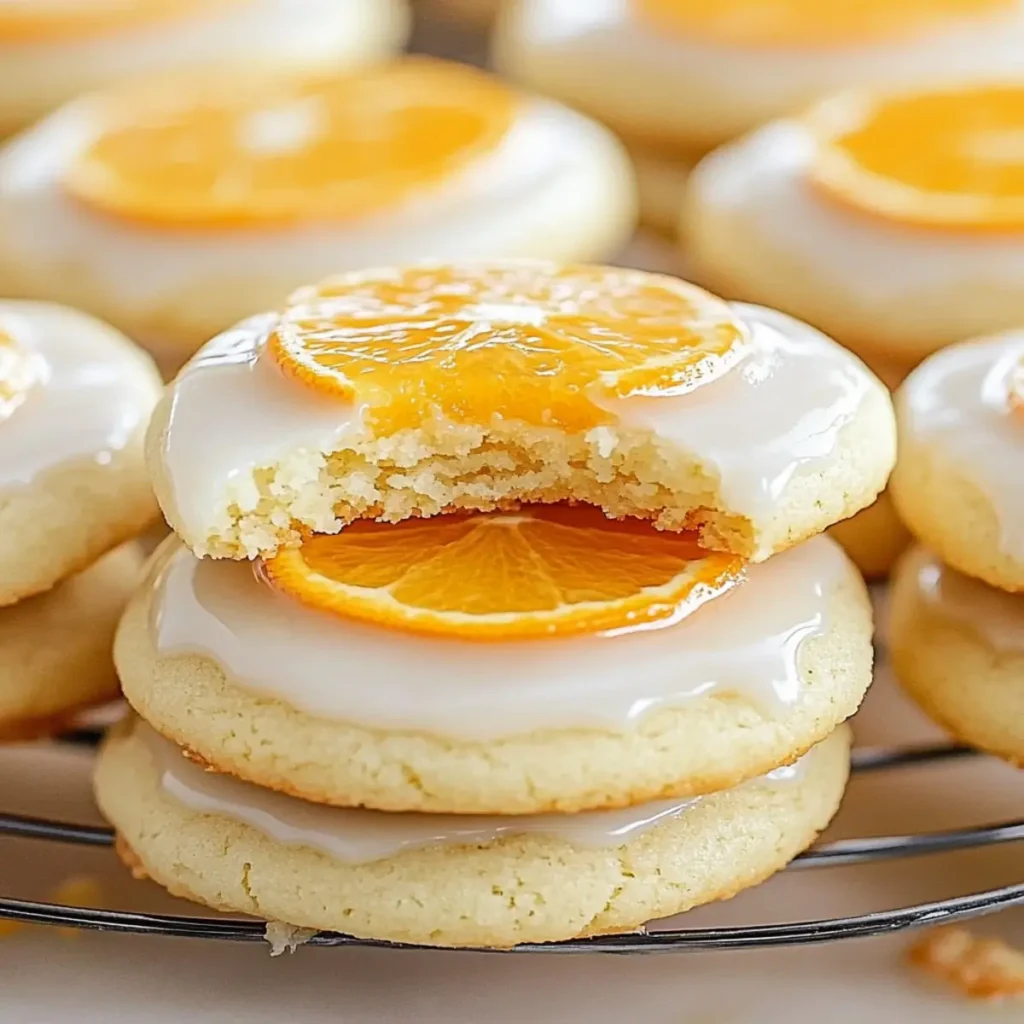 Orange Cookies (Glazed)