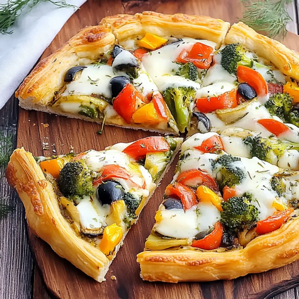 Crescent Roll Veggie Pizza