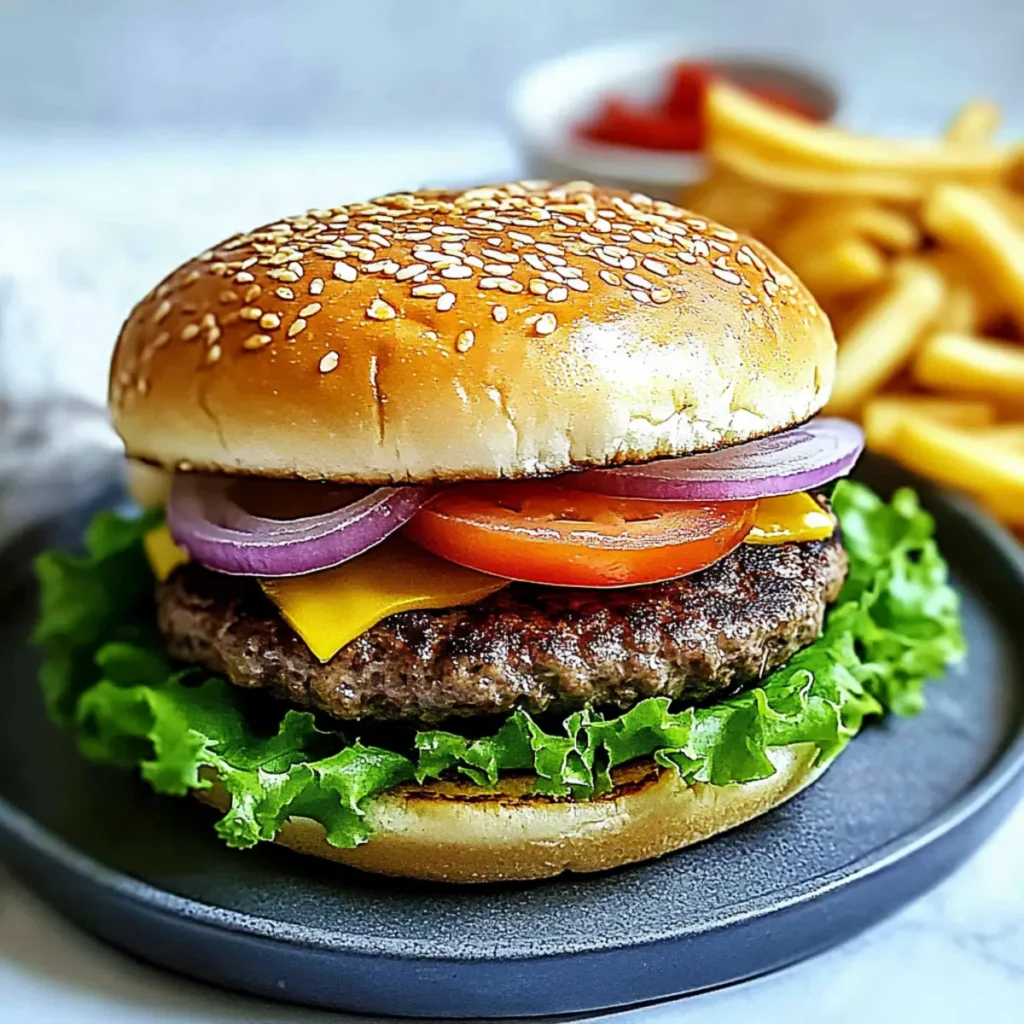 Homemade Hamburgers