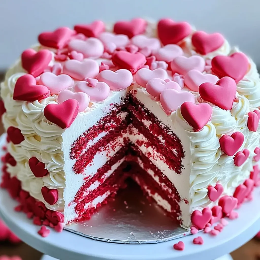 Decorated Valentine Cakes