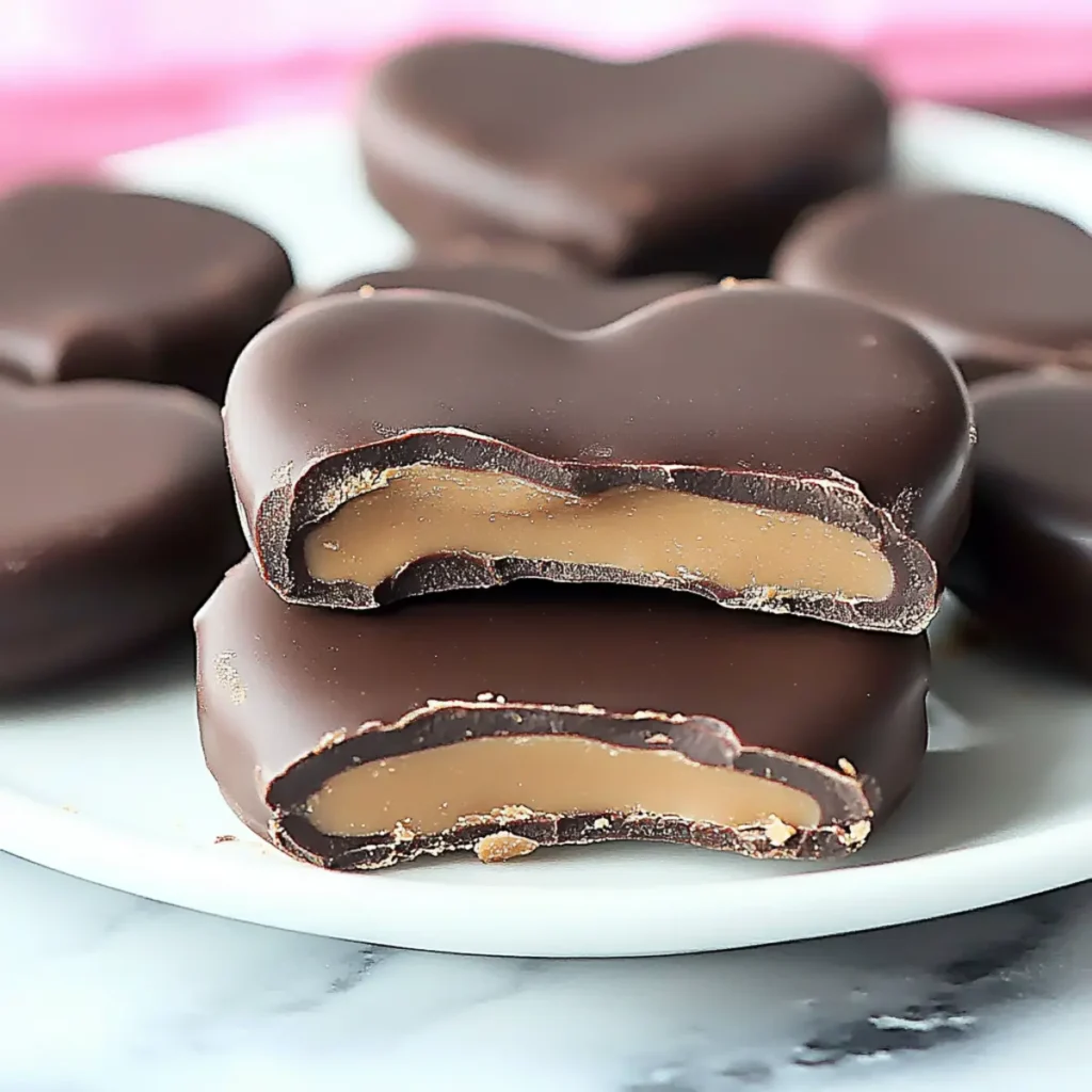 Chocolate Peanut Butter Hearts