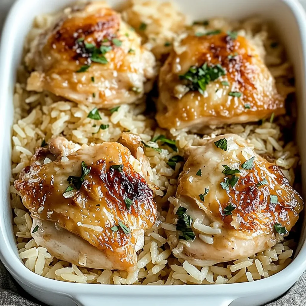 Forgotten Chicken and Rice