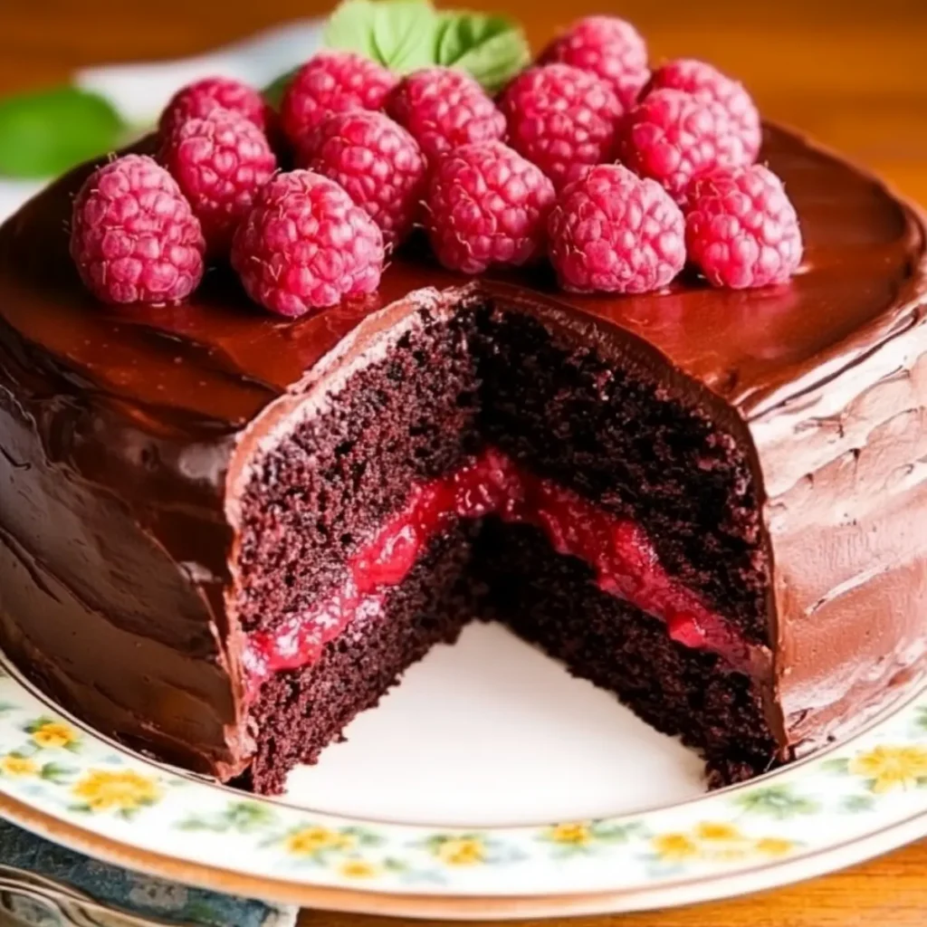 Chocolate Raspberry Cake