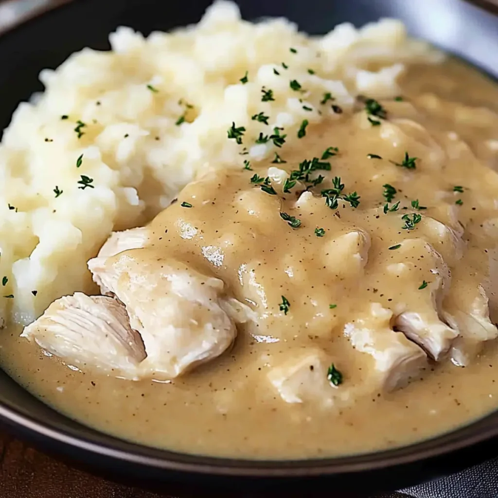 Crockpot Chicken and Gravy