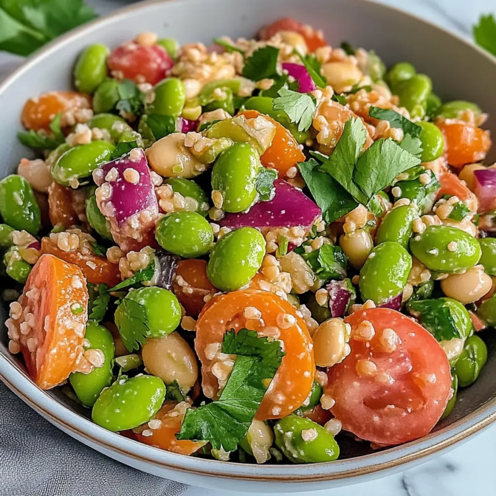 Protein Packed Edamame Salad